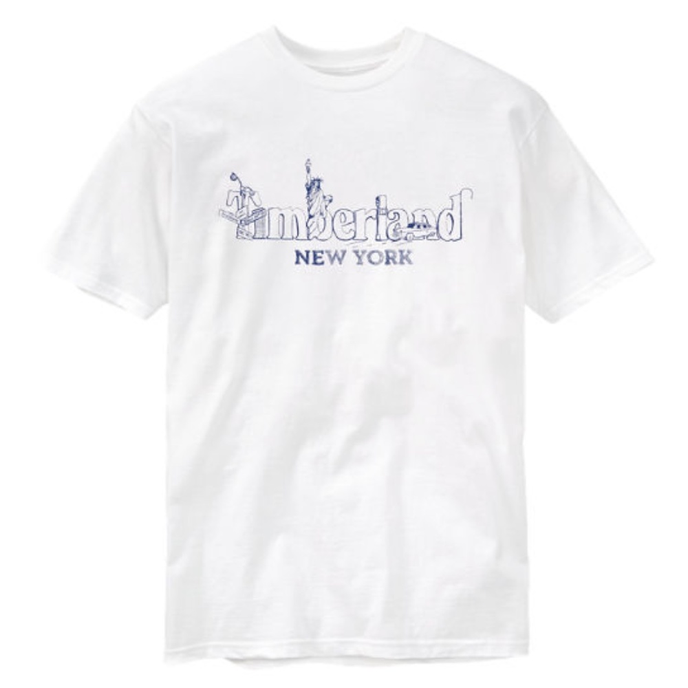 Timberland NYC Skyline Logo Graphic Jersey T-shirt